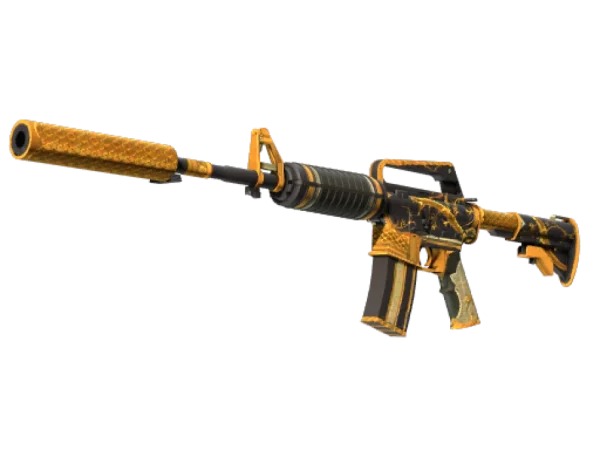 M4A1-S | Golden Coil (Well-Worn)
