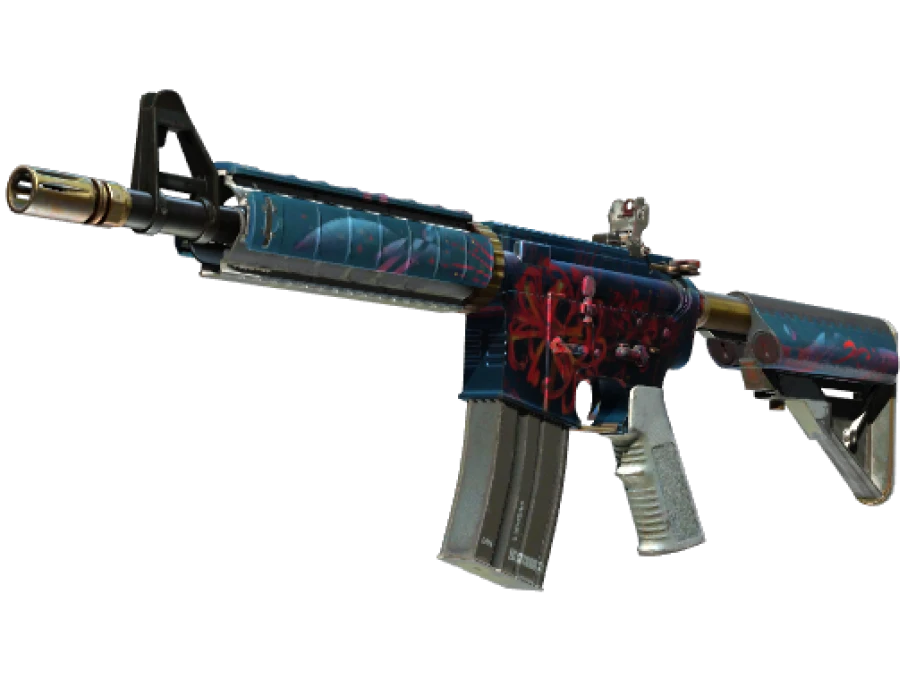 M4A4 | Spider Lily (Well-Worn)