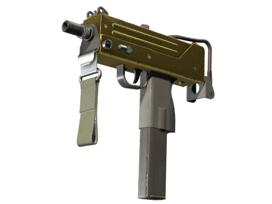 MAC-10 | Gold Brick (Well-Worn)