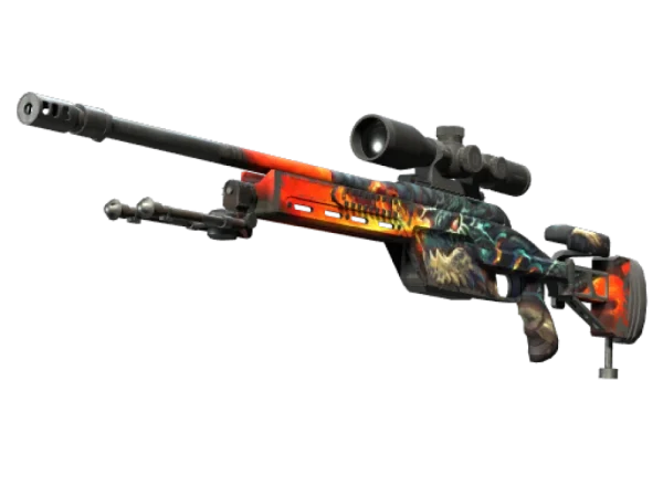 SSG 08 | Dragonfire (Well-Worn)