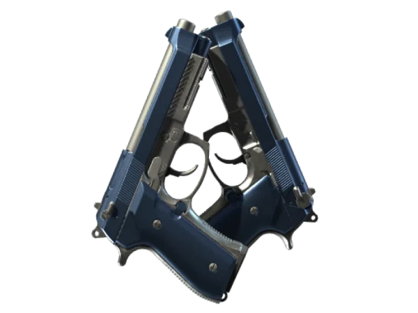 Souvenir Dual Berettas | Anodized Navy (Minimal Wear)