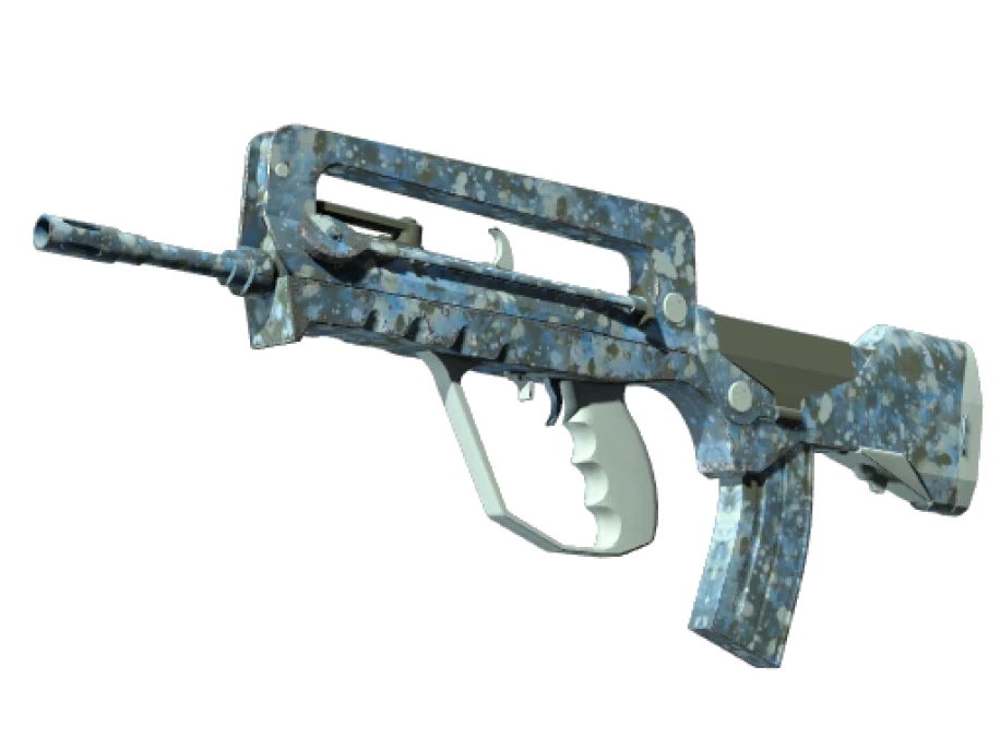 Souvenir FAMAS | Cyanospatter (Minimal Wear)