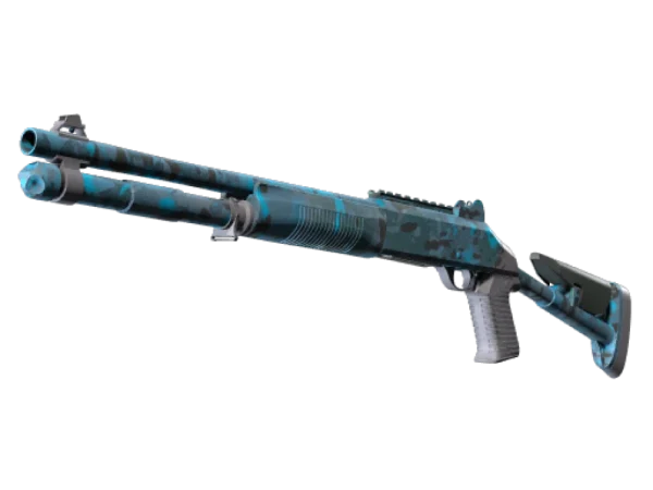 Souvenir XM1014 | VariCamo Blue (Minimal Wear)