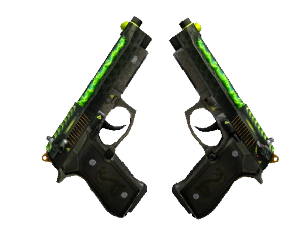 StatTrak™ Dual Berettas | Cobra Strike (Field-Tested)