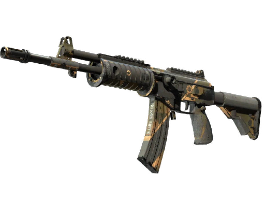 StatTrak™ Galil AR | Black Sand (Battle-Scarred)