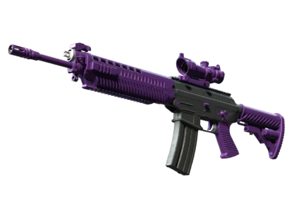 StatTrak™ SG 553 | Ultraviolet (Minimal Wear)
