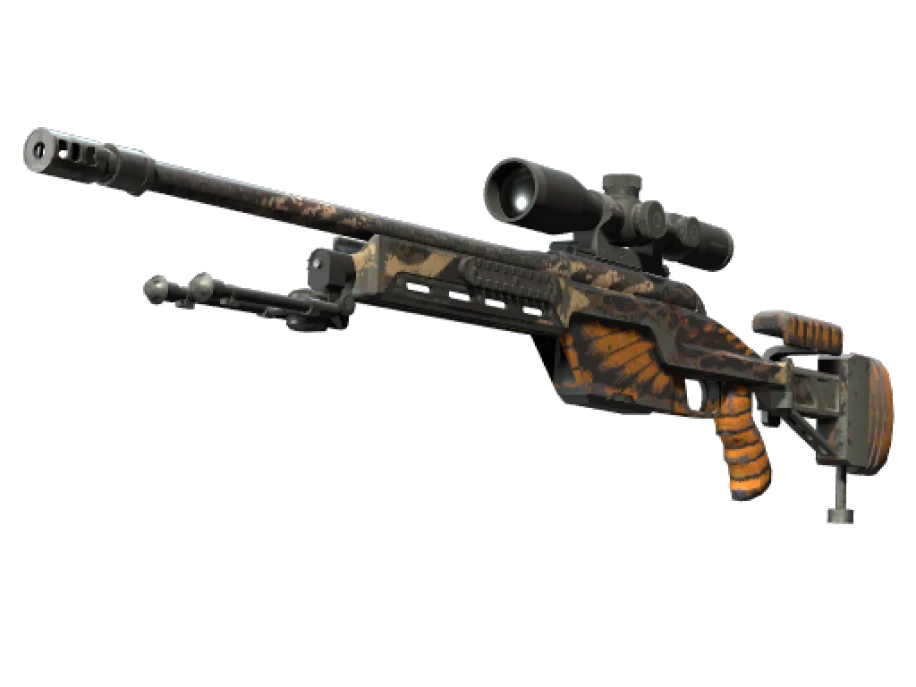 StatTrak™ SSG 08 | Death's Head (Well-Worn)
