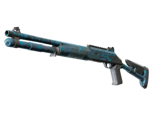 XM1014 | VariCamo Blue (Well-Worn)