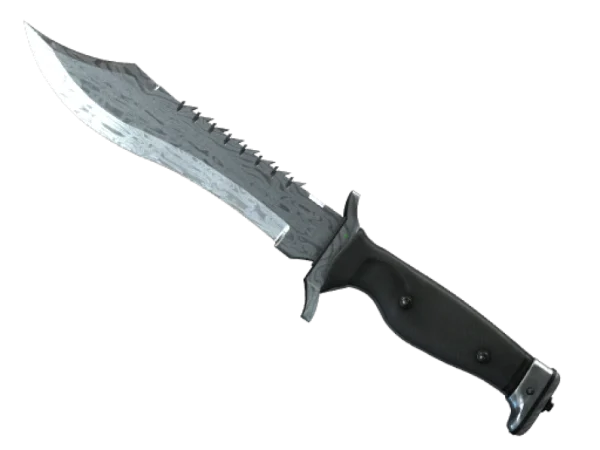 ★ Bowie Knife | Damascus Steel (Well-Worn)