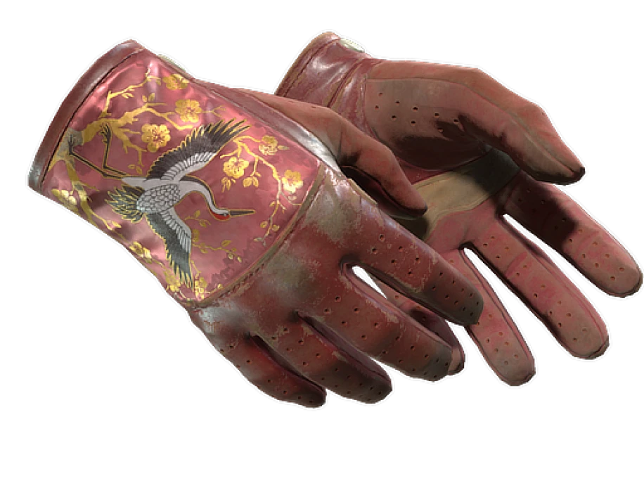 ★ Driver Gloves | Brocade Crane (Battle-Scarred)