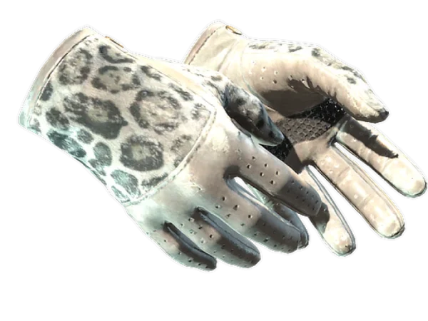 ★ Driver Gloves | Snow Leopard (Well-Worn)