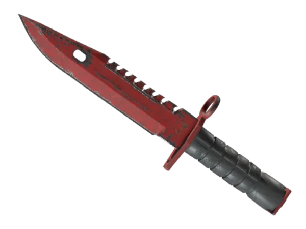 ★ M9 Bayonet | Crimson Web (Well-Worn)