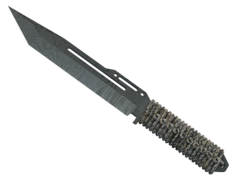 ★ Paracord Knife | Damascus Steel (Battle-Scarred)