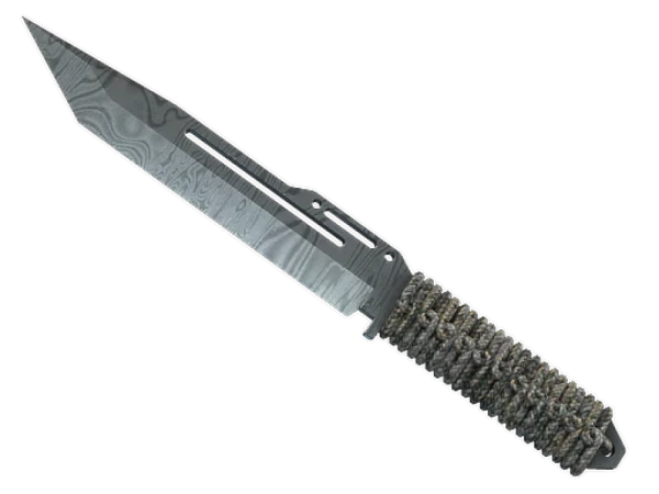 ★ Paracord Knife | Damascus Steel (Field-Tested)