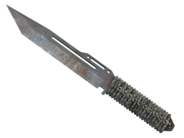 ★ Paracord Knife | Rust Coat (Well-Worn)
