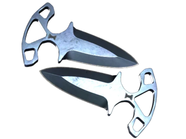 ★ Shadow Daggers | Blue Steel (Well-Worn)