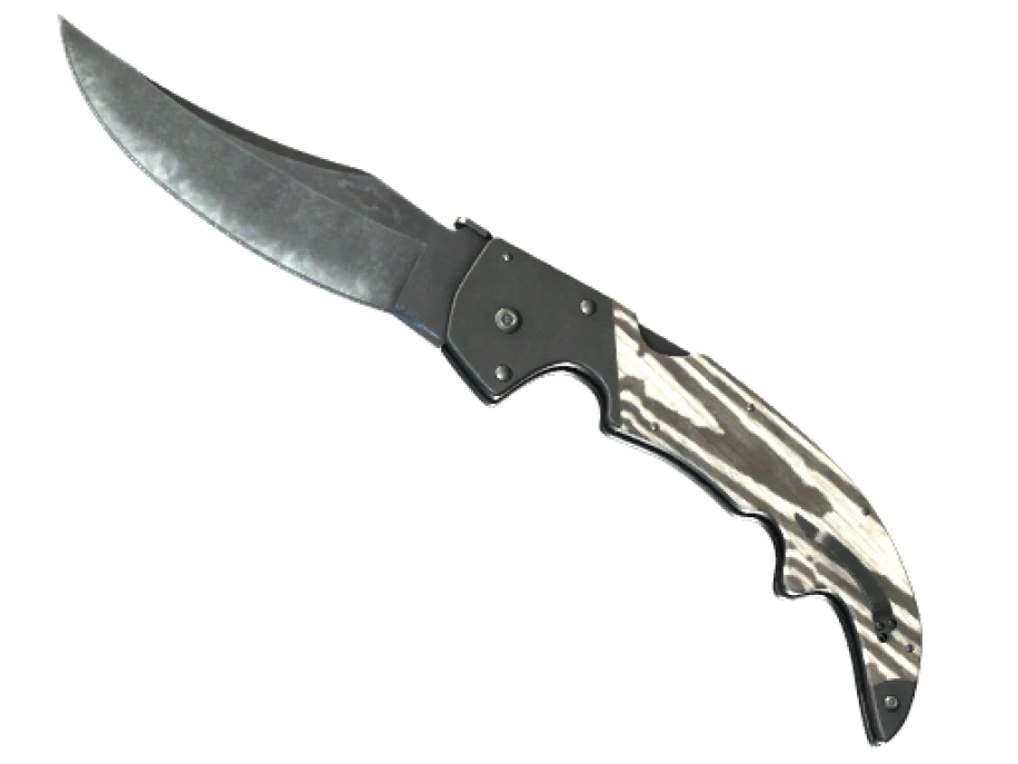 ★ StatTrak™ Falchion Knife | Black Laminate (Minimal Wear)