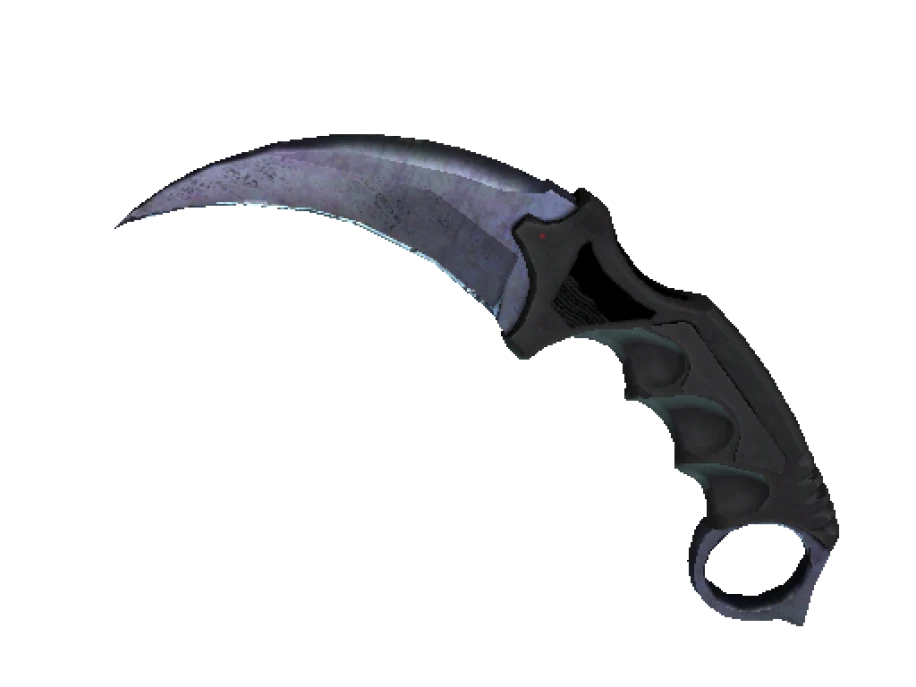 ★ StatTrak™ Karambit | Blue Steel (Well-Worn)