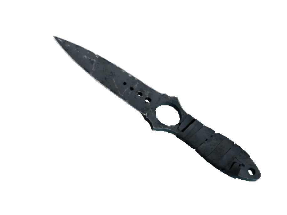 ★ StatTrak™ Skeleton Knife | Night Stripe (Battle-Scarred)