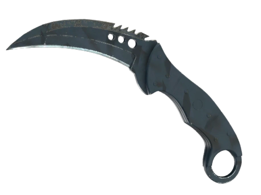 ★ StatTrak™ Talon Knife | Night Stripe (Well-Worn)