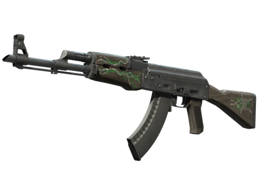 Souvenir AK-47 | Emerald Pinstripe (Battle-Scarred)