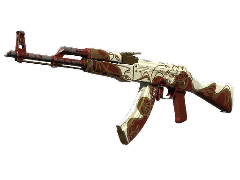 Souvenir AK-47 | Nouveau Rouge (Well-Worn)