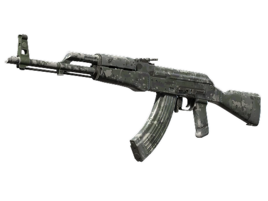 Souvenir AK-47 | VariCamo Grey (Well-Worn)