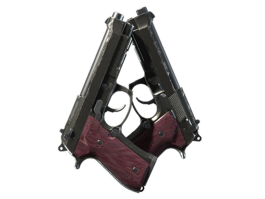 Souvenir Dual Berettas | BorDeux (Well-Worn)