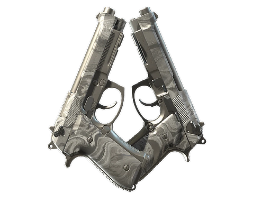 Souvenir Dual Berettas | Silver Pour (Factory New)