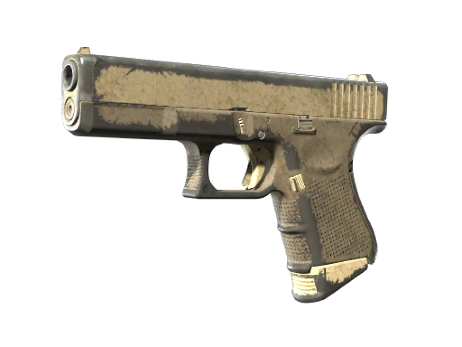 Souvenir Glock-18 | Sand Dune (Battle-Scarred)