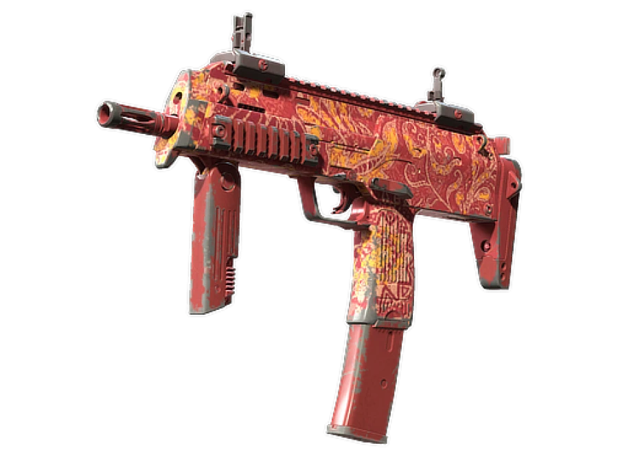 Souvenir MP7 | Coral Paisley (Well-Worn)
