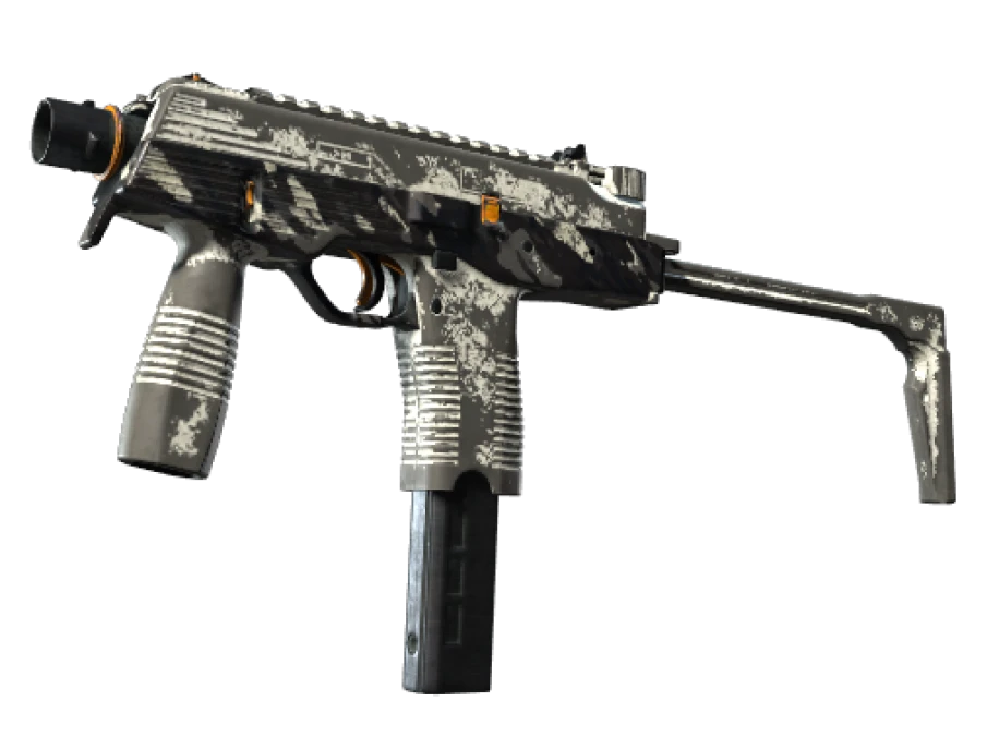 Souvenir MP9 | Arctic Tri-Tone (Battle-Scarred)