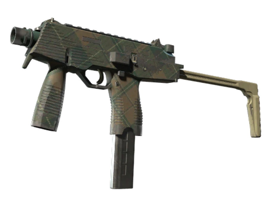 Souvenir MP9 | Green Plaid (Field-Tested)