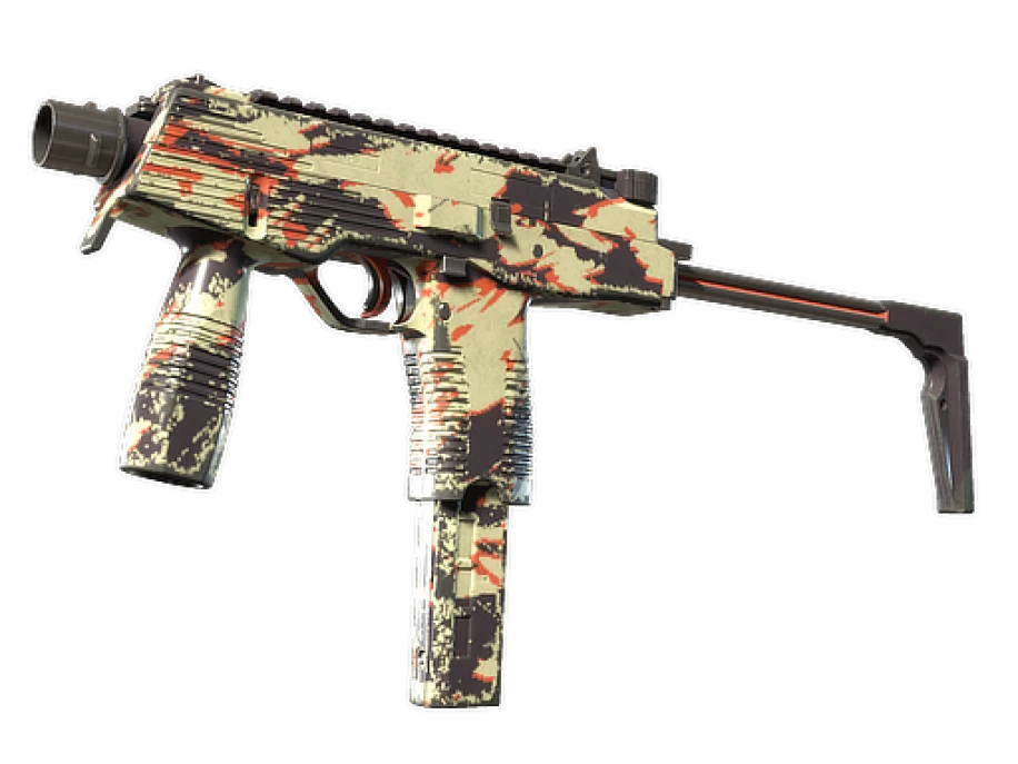 Souvenir MP9 | Shredded (Well-Worn)