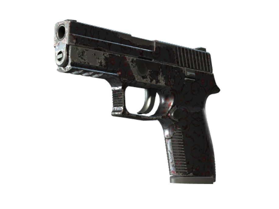 Souvenir P250 | Dark Filigree (Well-Worn)