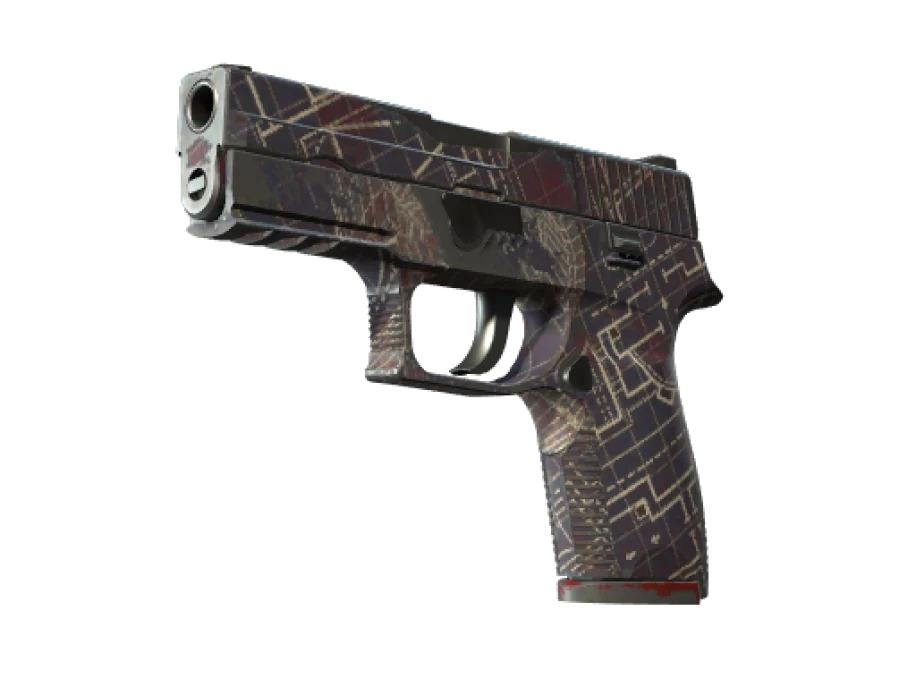 Souvenir P250 | Facility Draft (Well-Worn)