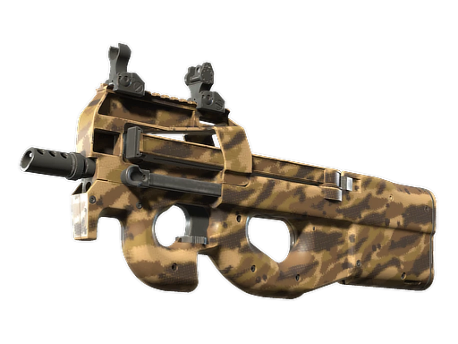 Souvenir P90 | Desert Halftone (Minimal Wear)