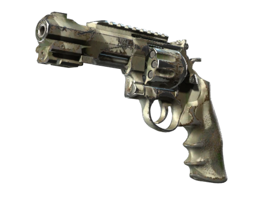 Souvenir R8 Revolver | Bone Mask (Well-Worn)