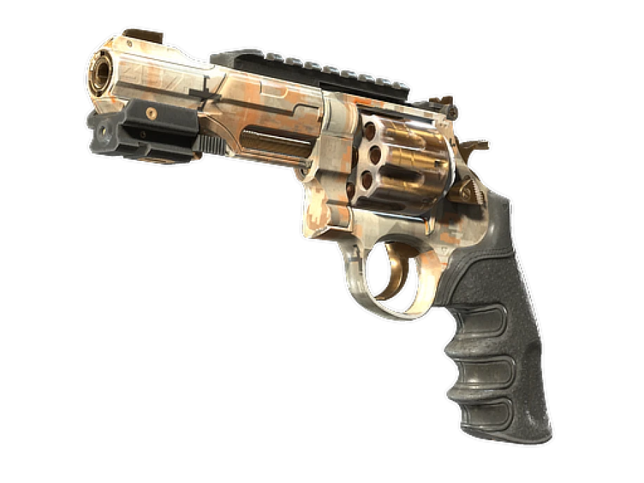 Souvenir R8 Revolver | Monarch (Well-Worn)
