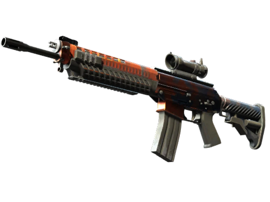 Souvenir SG 553 | Danger Close (Well-Worn)