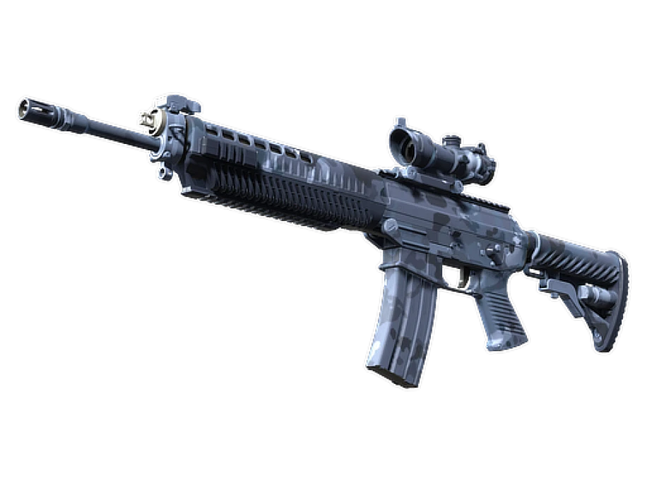 Souvenir SG 553 | Night Camo (Minimal Wear)