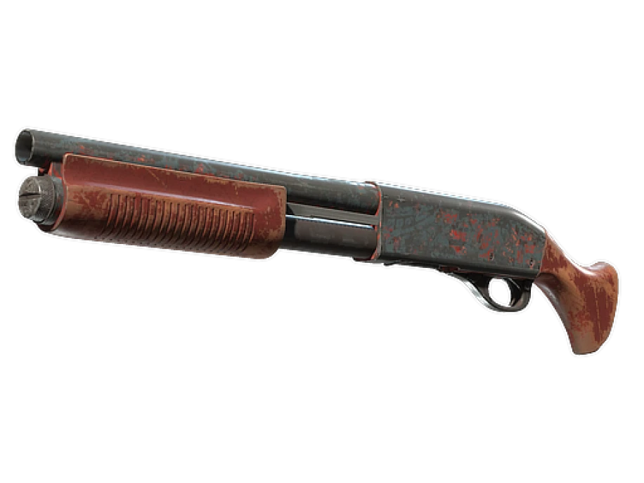 Souvenir Sawed-Off | Crimson Batik (Battle-Scarred)