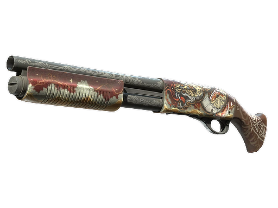 Souvenir Sawed-Off | Lunar Wyrm (Well-Worn)