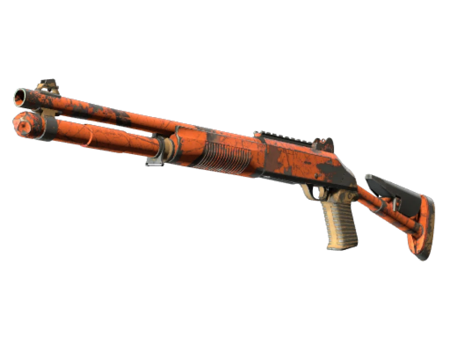 Souvenir XM1014 | Blaze Orange (Well-Worn)