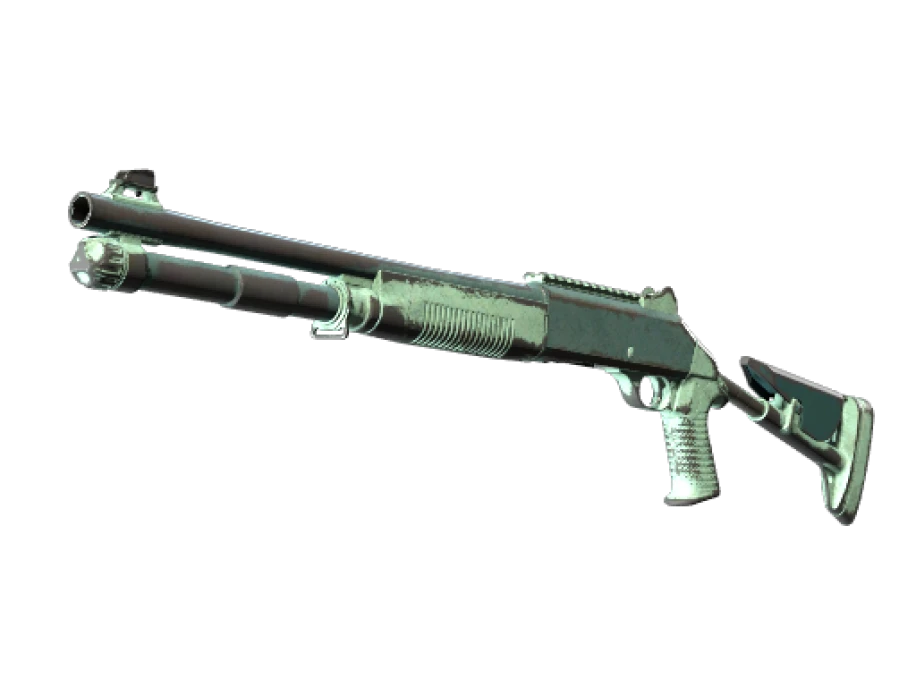Souvenir XM1014 | Blue Spruce (Battle-Scarred)