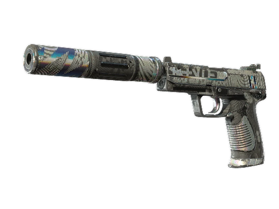 USP-S | Spiral Glitch (Battle-Scarred)
